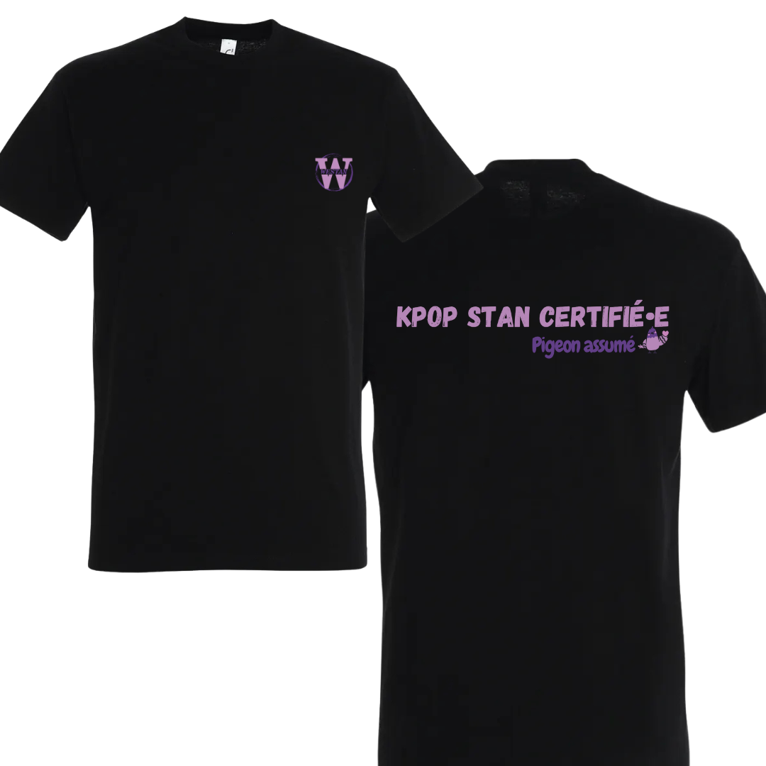 T-shirt - K-POP STAN CERTIFIÉ.E !  EPUISÉ