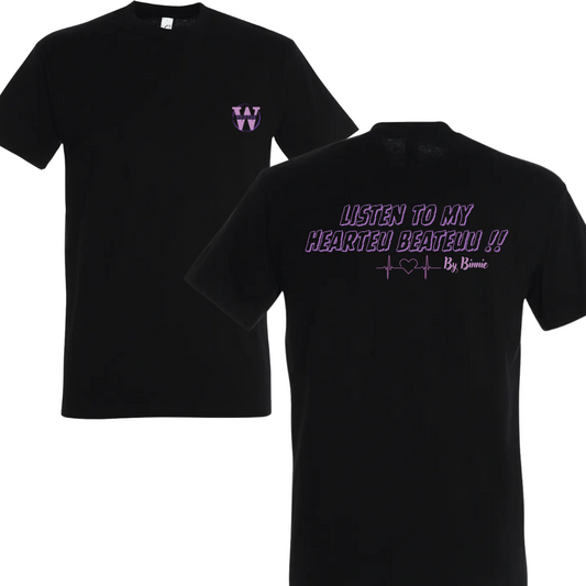 T-shirt – “LISTEN TO MY HEARTEU BEATEUUU !”  EPUISÉ