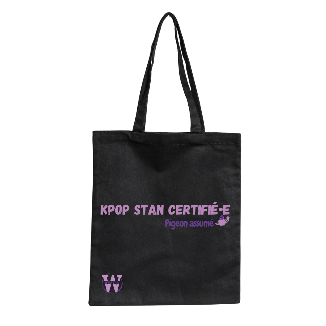 Tote bag - K-POP STAN CERTIFIÉ.E ! EPUISÉ