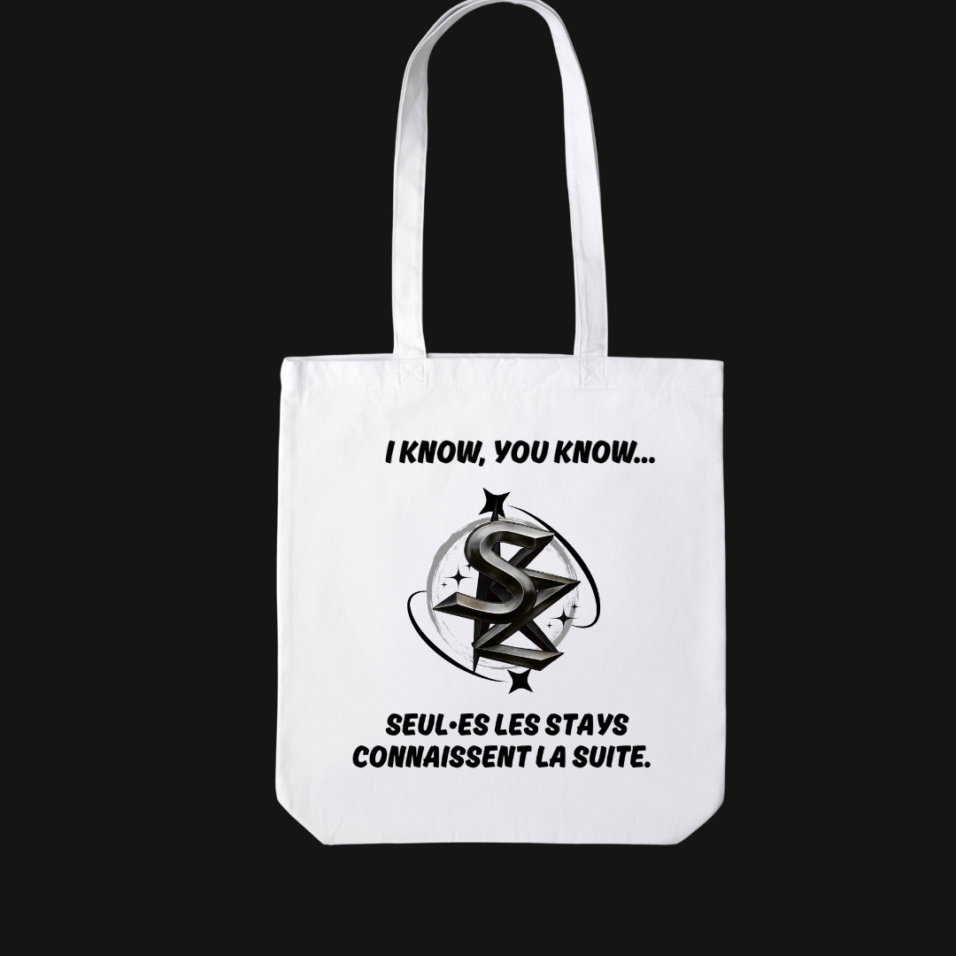 Tote bag – “I KNOW, YOU KNOW..”  EPUISÉ